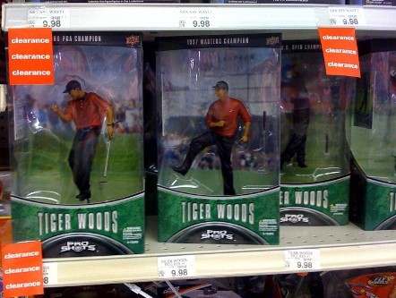 Tiger Woods On Clearance