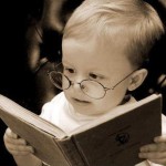 Baby reading